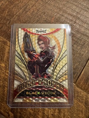2026 Cardfun Marvel Rivals Black Widow Gold Trophy SSP 6/6 #MR-GG-07 RARE