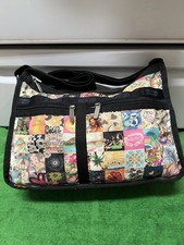 Lesportsac Hawaii Exclusive Deluxe Crossbody Shoulder Bag 13  X 9  X 4  Vintage
