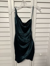 Women’s Windsor XS Green One Shoulder Dress