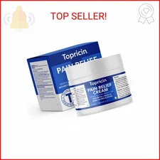 Topricin Pain Relief Cream (4 oz) Fast Acting Pain Relieving Rub
