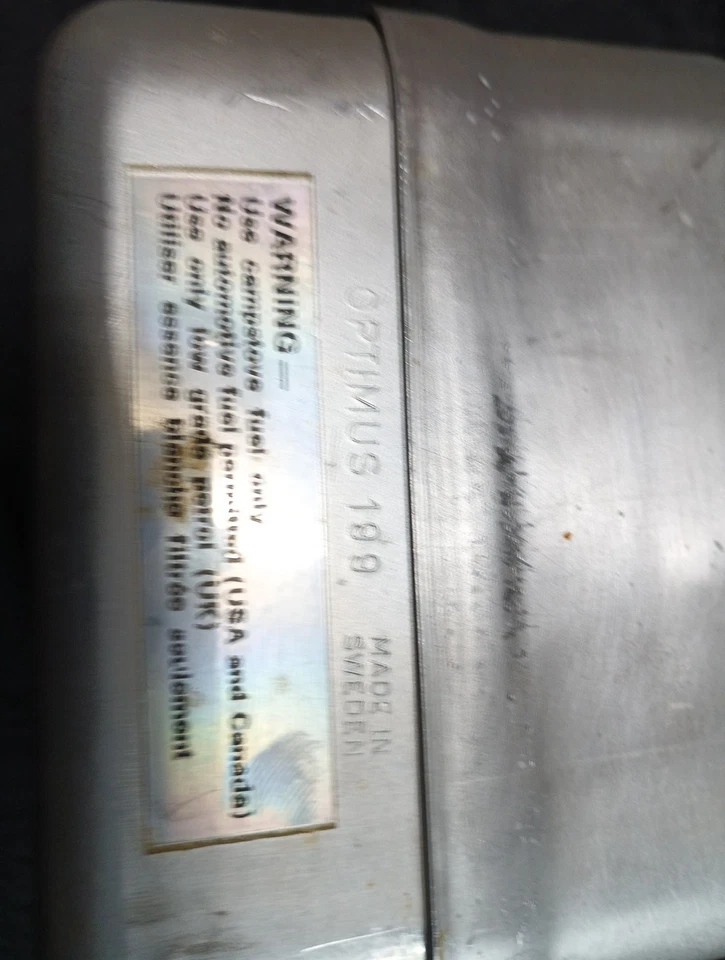 Печь Optimus 199 Ranger компактная походная походная походная печь винтажная сделано в Швеции - Изображение 4 из 4