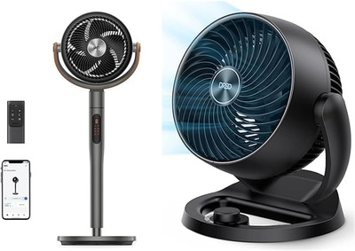 43'' Remote Control Quiet Pedestal Fan for Home & Kitchen Air Circulation