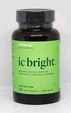 LifeVantage IC Bright Brain & Vision Complex 60 Softgels New Sealed