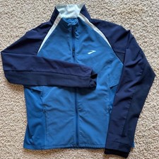 Women s Brooks Blue Full Zip Running Jacket Size L