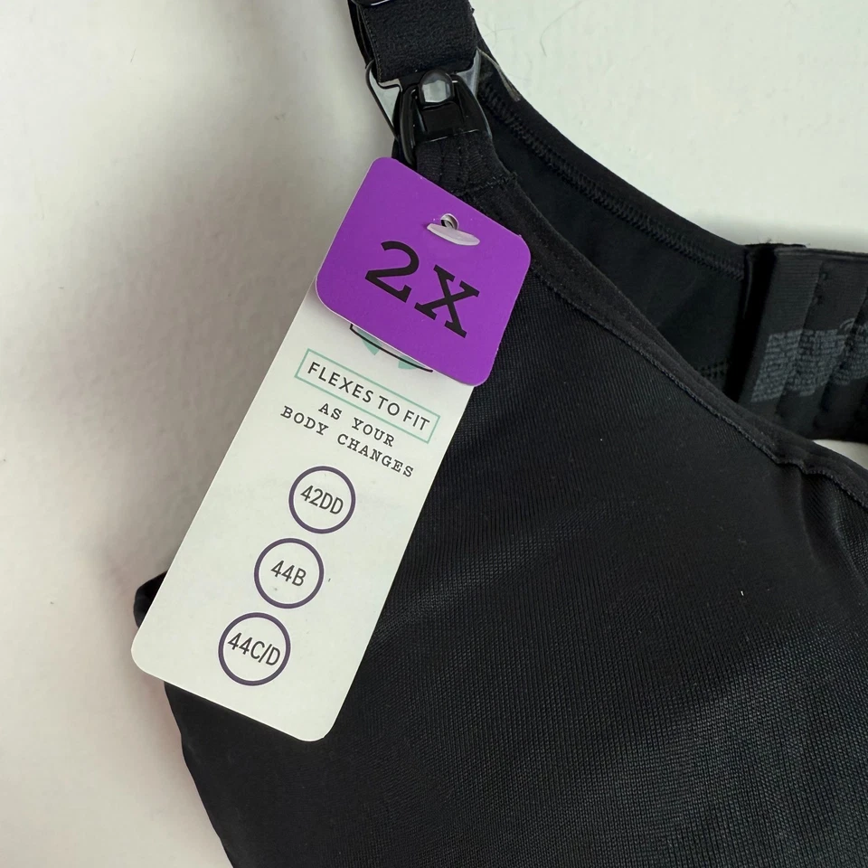 NWT Playtex Maternity & Nursing Shaping T-Shirt Wirefree Bra Black Size 2XL XXL - Image 2 of 4