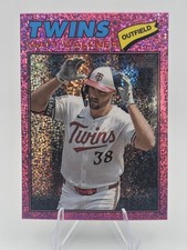 Matt Wallner 2026 Topps Heritage #319 Pink Sparkle Minnesota Twins 🔥⚾️🔥