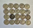 Lot of 20 - 90% Silver Roosevelt Pre 1964 Mixed Dates Circulated