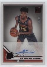 2019 Panini Clearly Donruss Rated Rookie Red 11/35 Cam Reddish #CA-CRD Auto o3p
