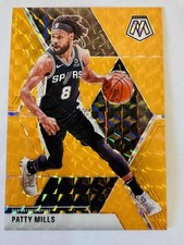Patty Mills 2019-20 Panini Mosaic Fast Break Florescent Orange Prizm /25