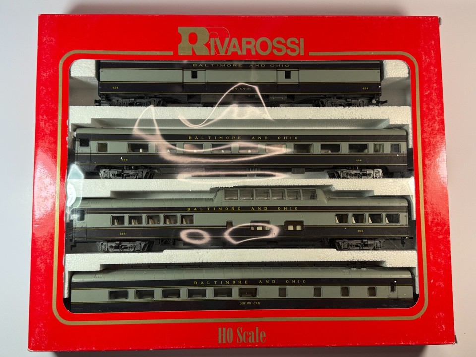 HO RIVAROSSI 6952 IC ILLINOIS CENTRAL PASSENGER SET A | #85983493
