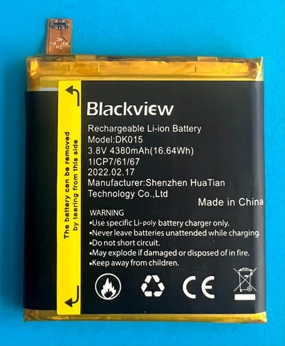 NEU ORIGINAL AKKU ACCU BATTERIJ OEM DK015 BLACKVIEW BV9900 BV9900 Pro 4380mAh - Photo 2/9