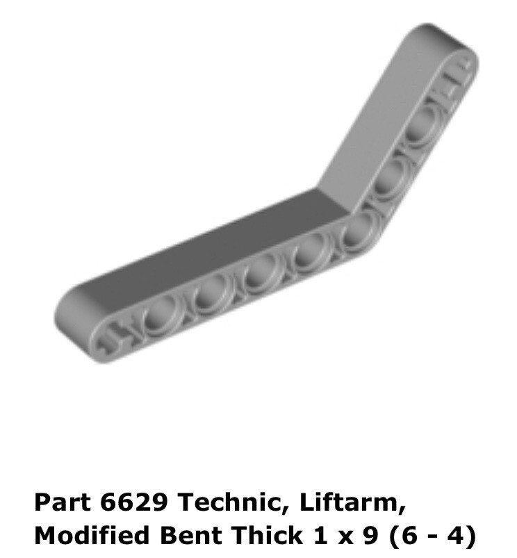 カーズ Lego 2x 6629 Light Bluish Gray Technic, Liftarm, Modified Bent