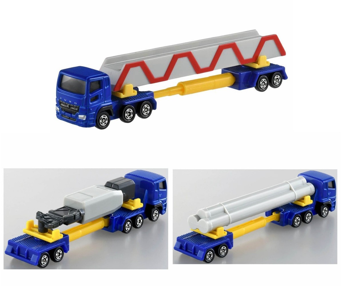 FUSO クレーン？ミニカー ？ティッシュ箱くらい？ Tomica Long Type Mitsubishi Fuso Super Great Pole Truck