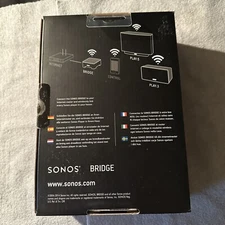 Sonos Bridge Wireless HiFi System - White v4.2, New In Box- Never Opened