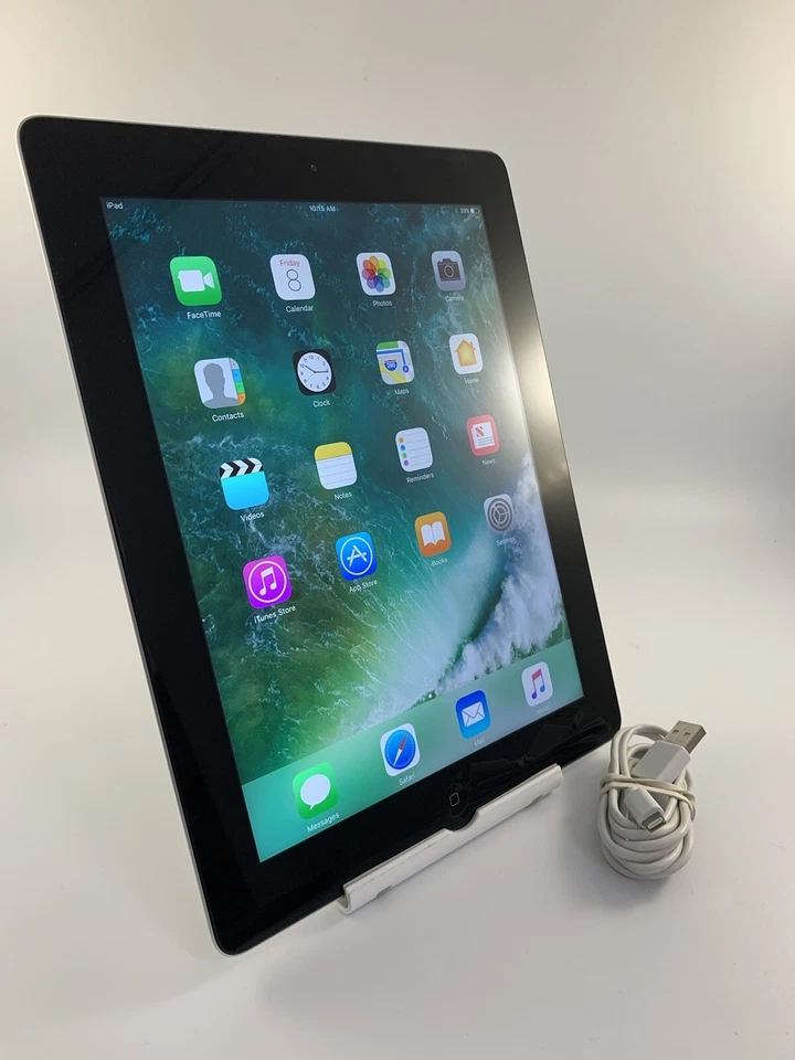 Apple iPad 4th Gen A1458 Black Wi-Fi 16GB 32GB 64GB 9.7" IOS Tablet - Image 2 of 4