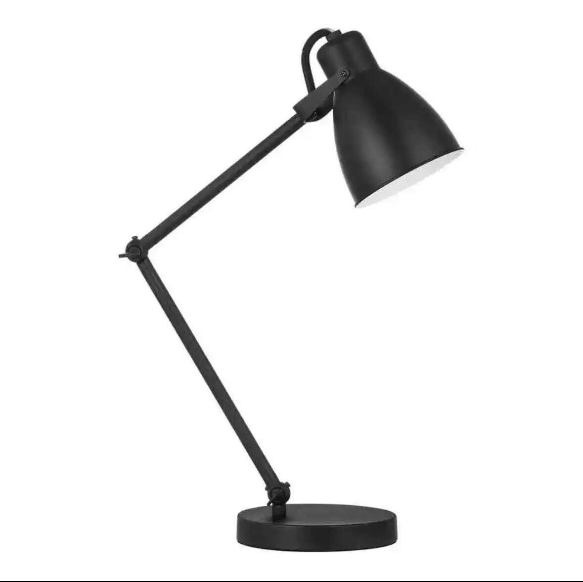 Hampton Bay 24 in. Black Architect Desk Lamp