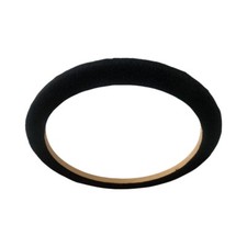 10  Wood Speaker Subwoofer Mounting Spacer 1/2  MDF Wood Rings - 1 Single Black