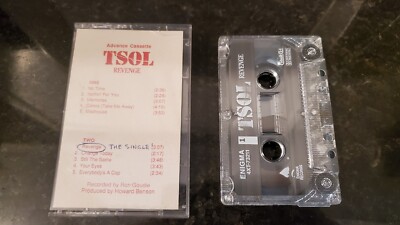 ADVANCE PROMO DJ RADIO COPY TSOL Revenge Cassette Tape 1996 Enigma Records