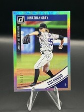 JONATHAN GRAY 2018 PANINI DONRUSS OPTIC # 107 HOLO SILVER PRIZM #176/337 Rockies