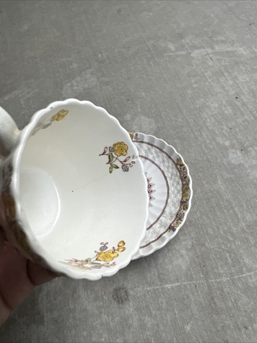 Copeland Spode BUTTERCUP England Coffee Cup and Saucer. Chipped - Picture 4 of 6