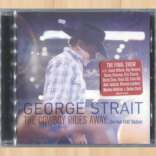 GEORGE STRAIT Cowboy Rides Away: Live from AT&T Stadium CD Cowboys Like Us 0620