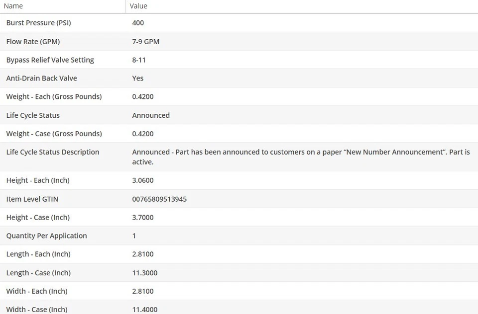 Engine OEM Oil Filter WIX for TOYOTA PRIUS V 2018 L4-1.8L - Image 4 of 4