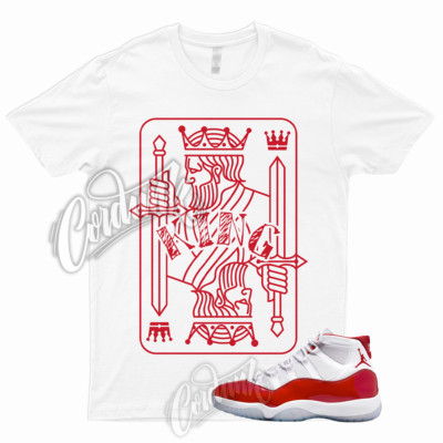 KING Shirt for 11 Cherry Red Heritage Varsity Gym University Bred Win Like 96 1