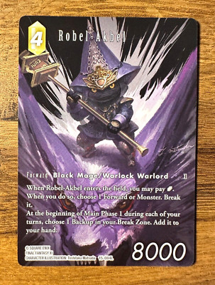 Final Fantasy TCG Opus 15 XV 15-084L Robel-Akbel Full Art *NON-FOIL* Legend