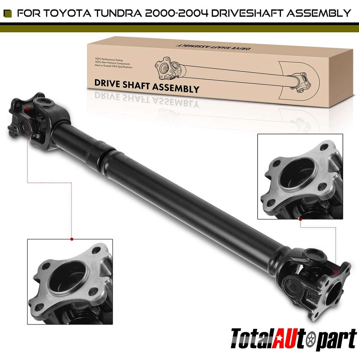 Tundra　1枚 Drive Shaft Assembly for Toyota Tundra 2000 2001 2002 2003 2004 V8