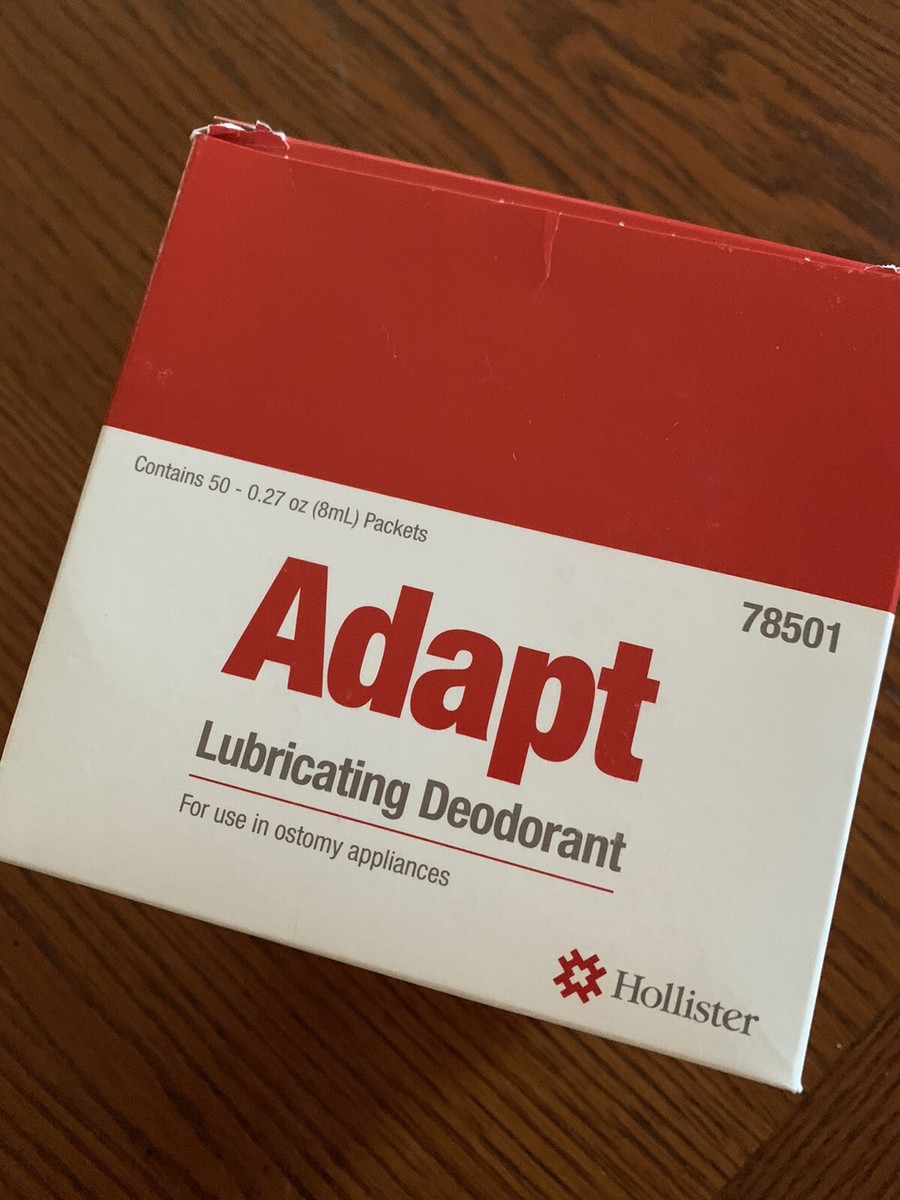 Hollister Adapt 78501 Lubricating Deodorant Packets ~50 Per Box