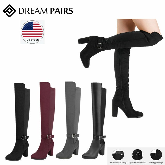 over the knee boots size 8