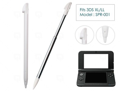 New 3ds Xl Stylus Replacement X White Pen Extendable Stylus For - Main Image