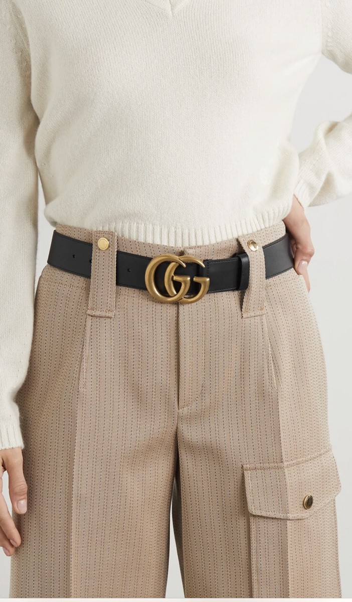 GUCCI GG leather Belt Size 85 Cm | eBay