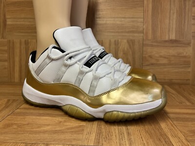 RARE  Sz 12 - Nike Air Jordan XI 11 Retro Low Closing Ceremony Gold Medal
