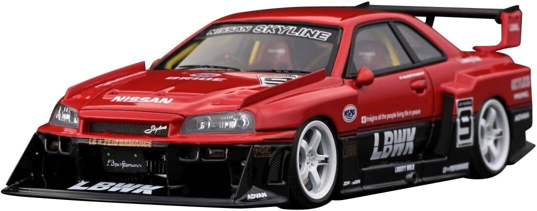 ignition model 1/43 LB-ER34 Super Silhouette SKYLINE Red ignition model 1/43 LB-ER34 Super Silhouette SKYLINE Red