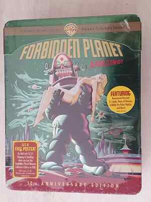 DVD SEALED FORBIDDEN PLANET ULTIMATE COLLECTOR'S EDITION 50th ANNIVERSARY U.S.A.