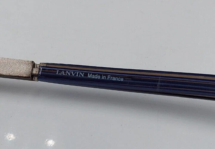 Lanvin LV315 Gunmetal Rectangular Metal Sunglasses France FRAMES ONLY - Image 4 of 4