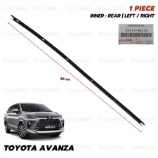 Weatherstrip Rear Lh/Rh Door Glass Inner Fits Toyota Avanza F65 F651 2012 - 2019