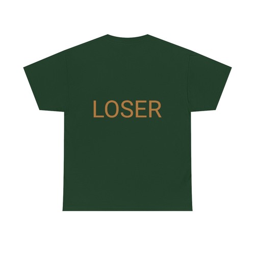 Unisex Heavy Cotton Tee Binary for LOSER and Loser on back of shirt - Bild 66 von 145