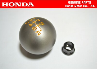 HONDA GENUINE INTEGRA DC5 RSX TYPE-R   6MT Round Shift Knob & Nut OEM  