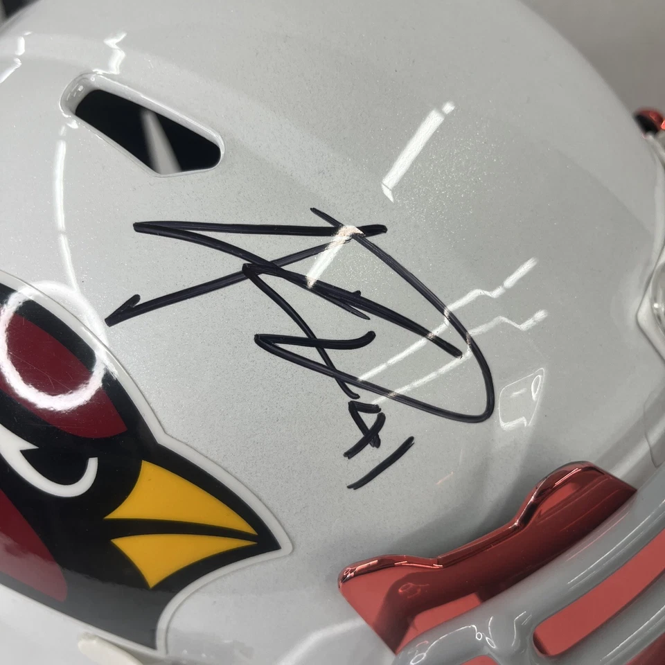 NFL Arizona Cardinals Kenyan Drake Signed Helmet Replica Visor Beckett COA - Image 2 of 4