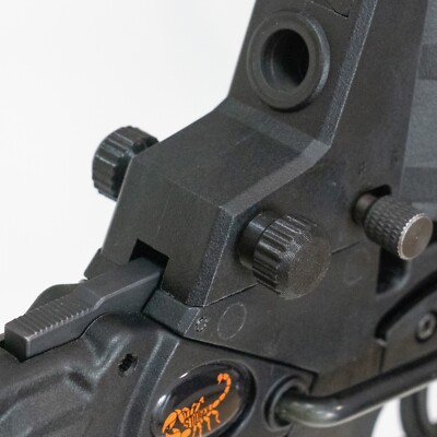 Rändelschraube für Steambow Stinger M10 - mit Rändelmutter, ersetzt original Pin