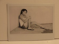 VINTAGE FOUND PHOTOGRAPH ART B&W PHOTO POLAROID NATIVE AMERICAN LATINA TEEN GIRL