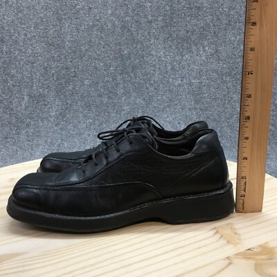 Bass Shoes Mens 9 M Casual Oxford Flats Comfort Black Leather Lace Up Low Top Amazon.com | G.H. Bass & Co. Men main image 4