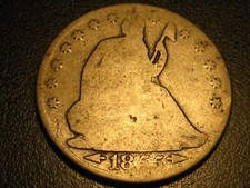 1855-O Arrows 90% Silver Seated Liberty Half Dollar VG