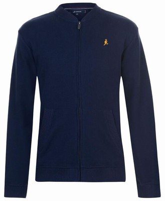 KANGOL Herren Zip JACKE Gr S  Cardigan Pullover Sweater