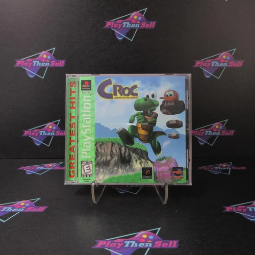Croc Legend of the Gobbos PS1 PlayStation 1 GH + Reg Card - Complete CIB