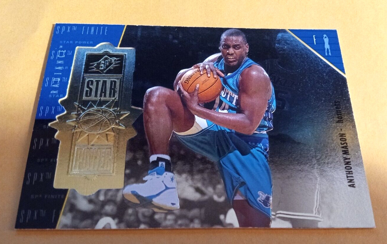 1998-99 SPx Finite Star Power Radiance #138 Anthony Mason /2700 - Warriors