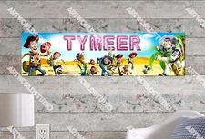 Personalized/Customized Toy Story Name Poster Wall Art Decoration Banner