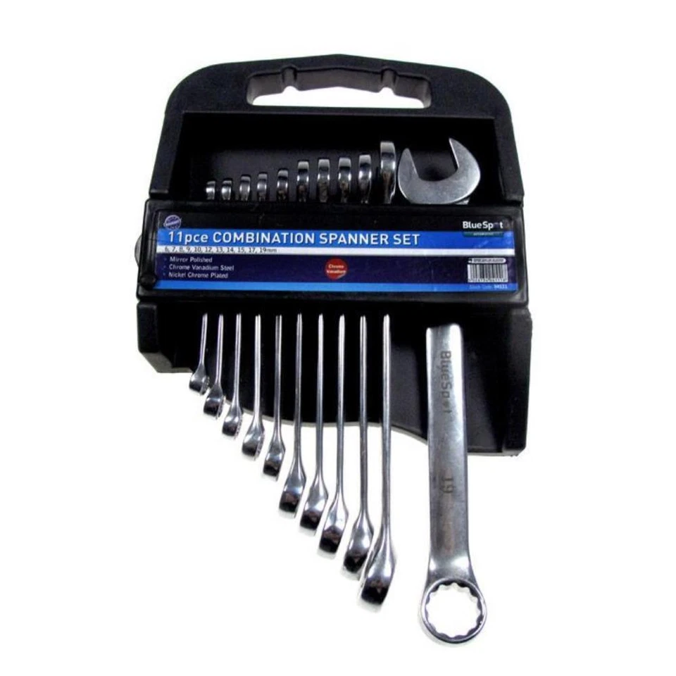 Juego de llaves combinadas Bluespot llave métrica 6-19 mm 11 piezas 04111 Foto 2 de 4